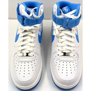 Nike Air Force 1 High OG QS White University Blue Sail DX3805-100 WMNS 11/M 9.5